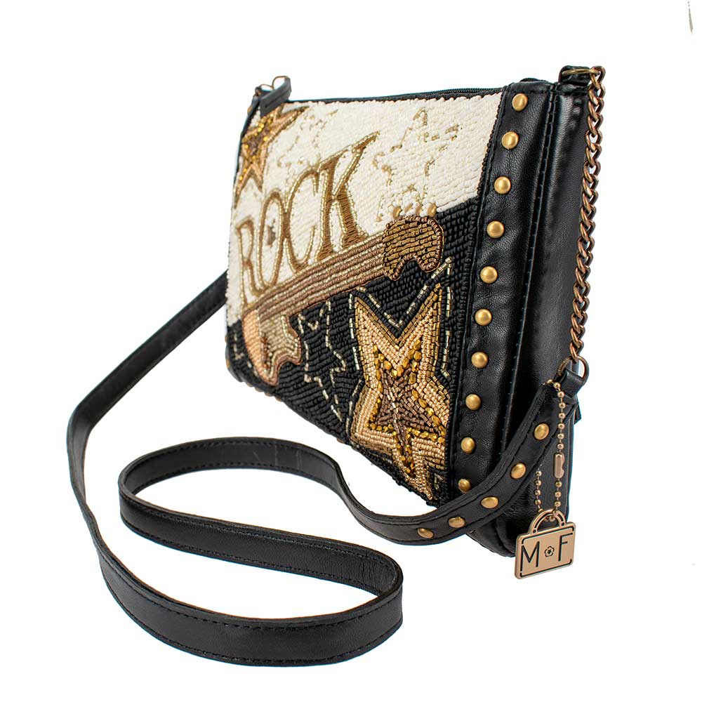 Mary Frances “Rockstar” Crossbody Leather Handbag - Wild Luxe Boutique