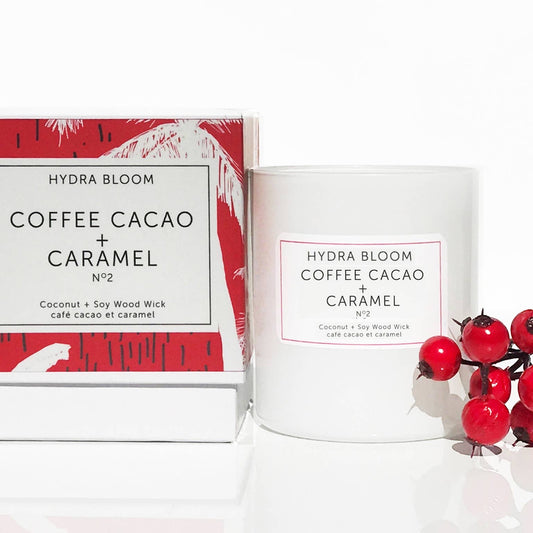 Coffee Cacao + Caramel Wood Wick Candle - Wild Luxe Boutique