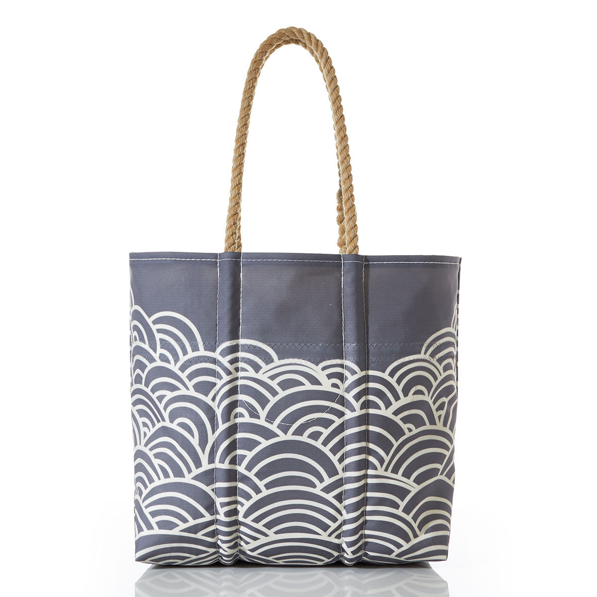 Gold Mermaid Tail and Waves Medium Tote - Wild Luxe Boutique