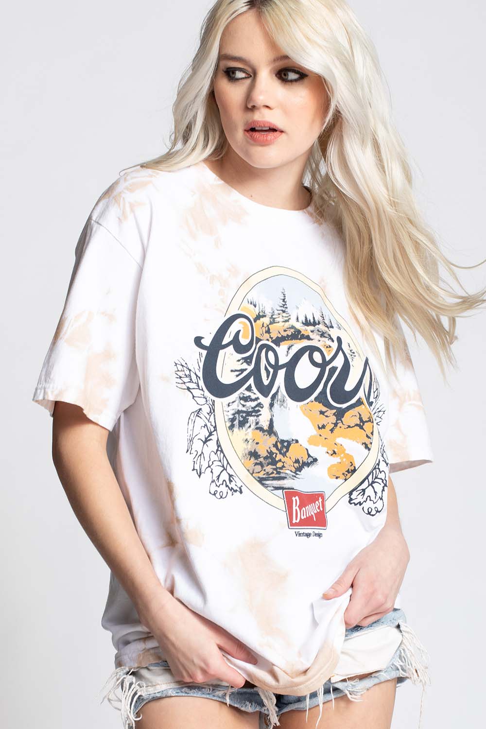 Tie Dye Coors Banquet SS Tee