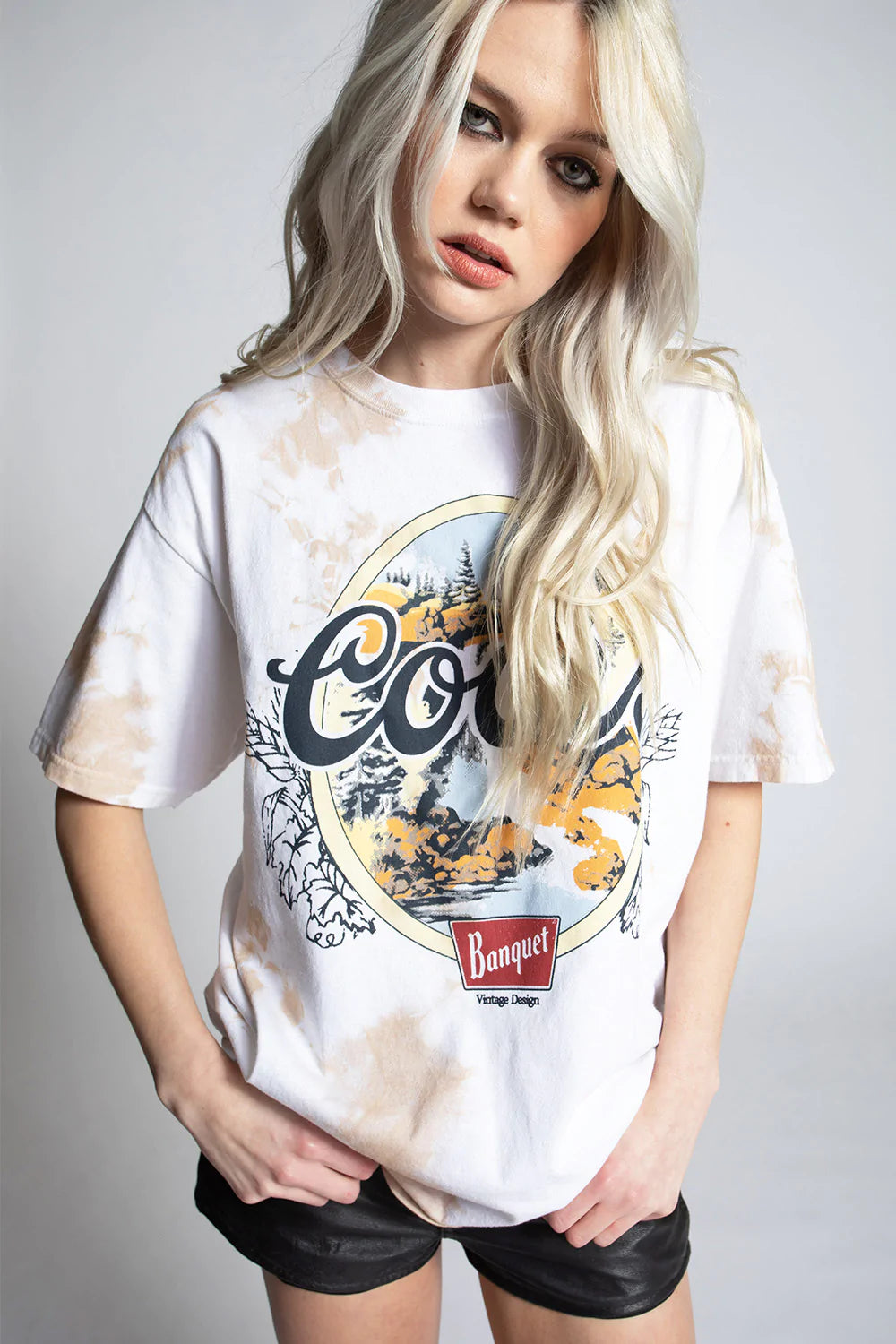 Tie Dye Coors Banquet SS Tee