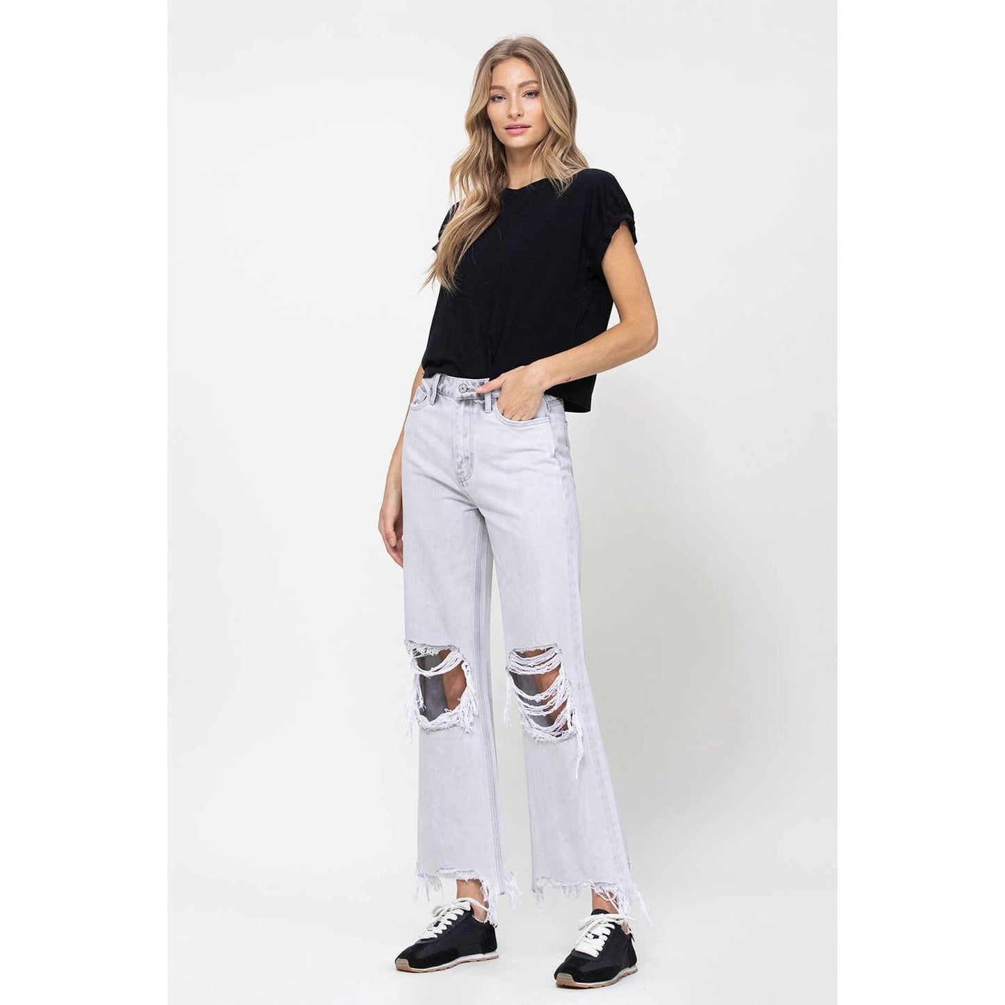 Jasmine 90’s Vintage Ankle Flare Jeans - Wild Luxe Boutique