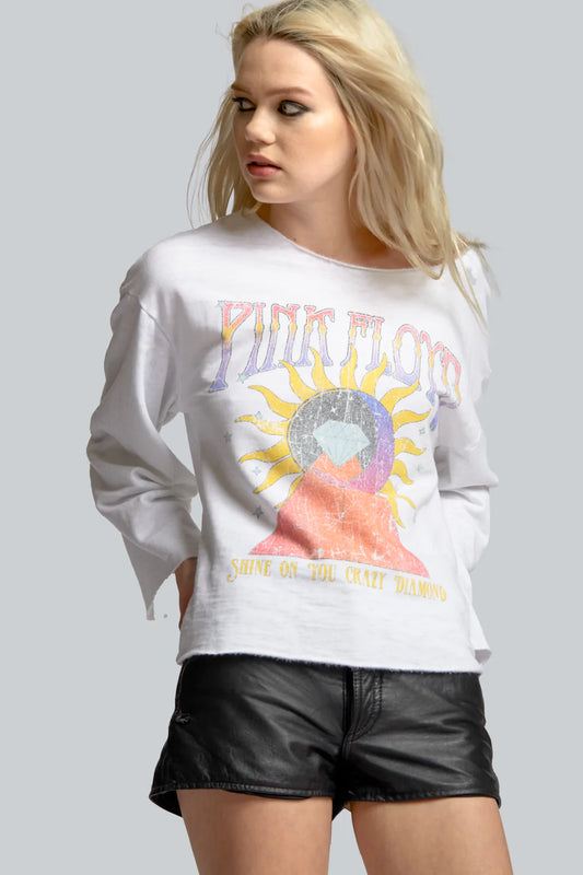 T-shirt à manches cloche Pink Floyd Shine on Bell