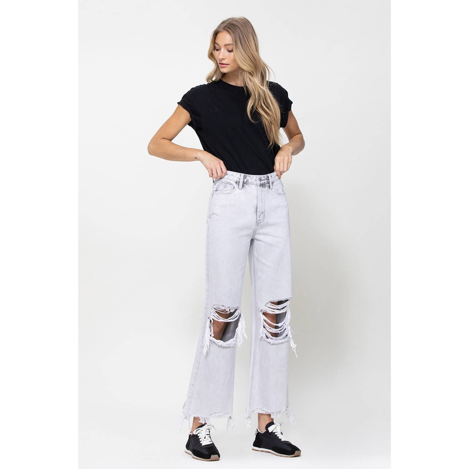 Jasmine 90’s Vintage Ankle Flare Jeans - Wild Luxe Boutique