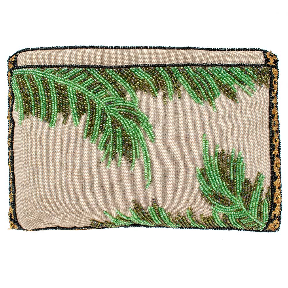 Mary Frances “Safari Beaded Leopard” Crossbody Clutch - Wild Luxe Boutique