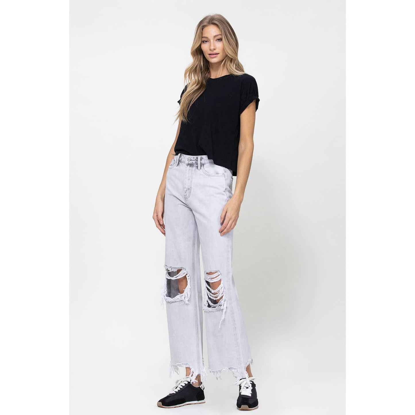 Jasmine 90’s Vintage Ankle Flare Jeans - Wild Luxe Boutique