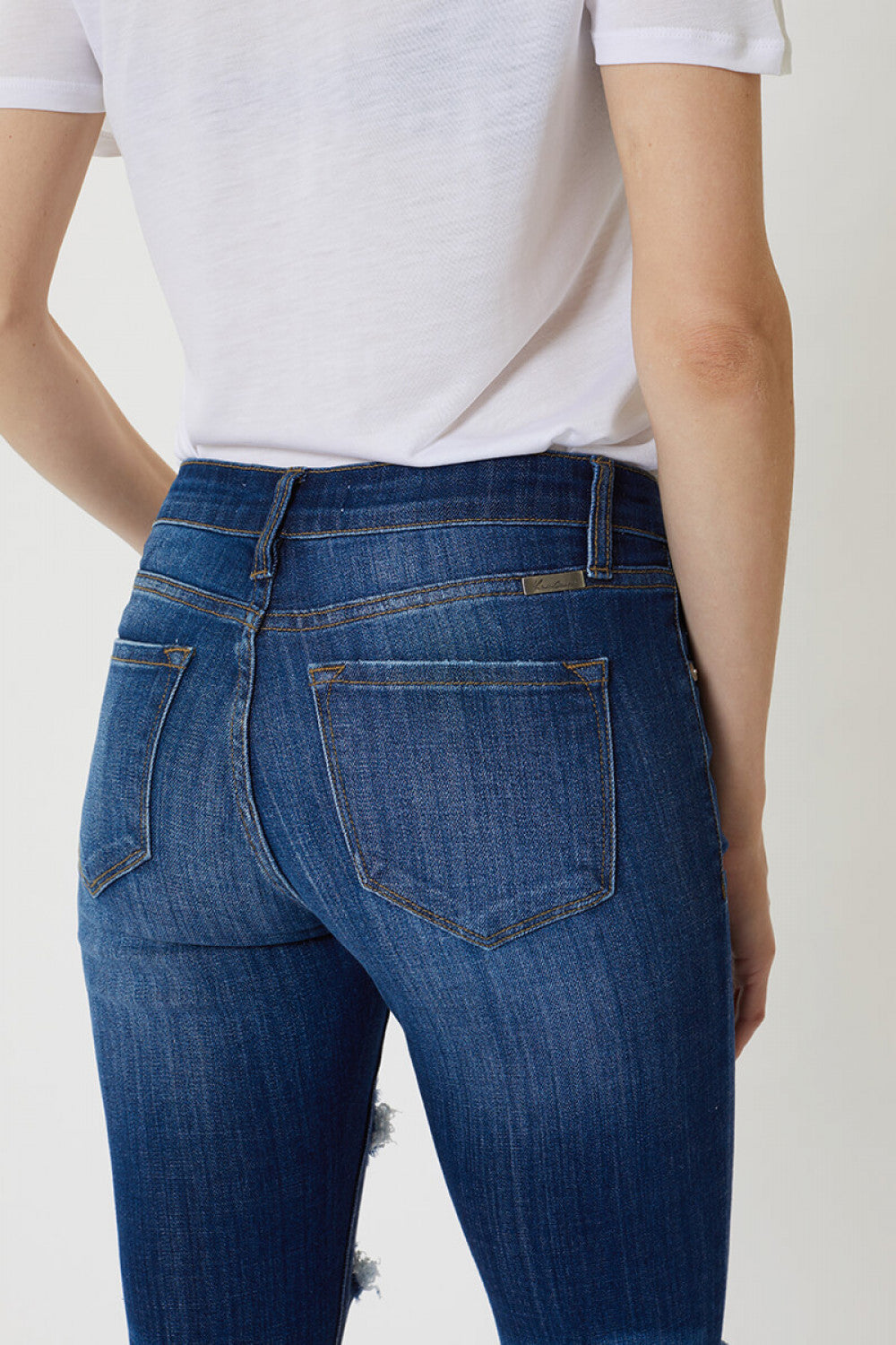Emma Distressed Frayed Skinny Jeans - Wild Luxe Boutique