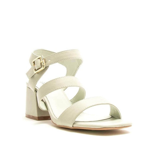 Sage Banded Chunky Heel Sandals - Wild Luxe Boutique