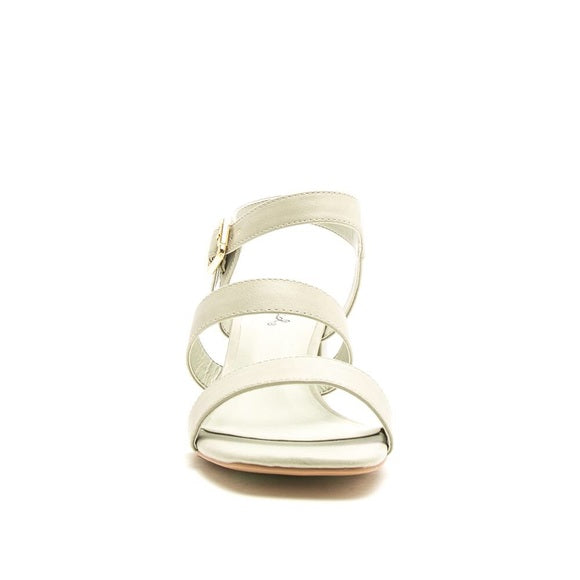 Sage Banded Chunky Heel Sandals - Wild Luxe Boutique