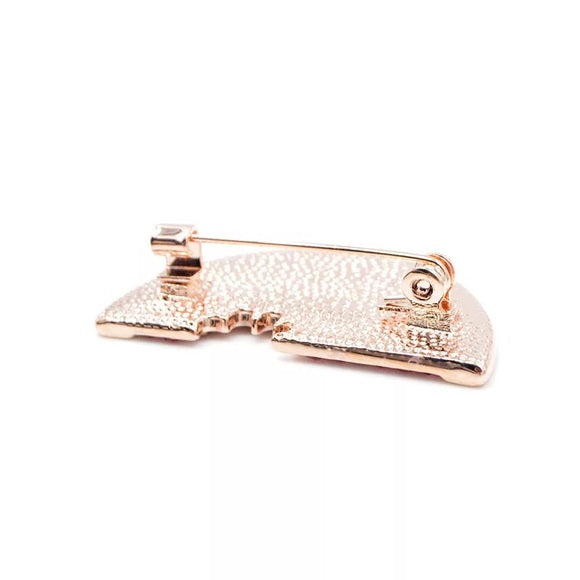 Rhinestone Watermelon Brooch Pin - Wild Luxe Boutique