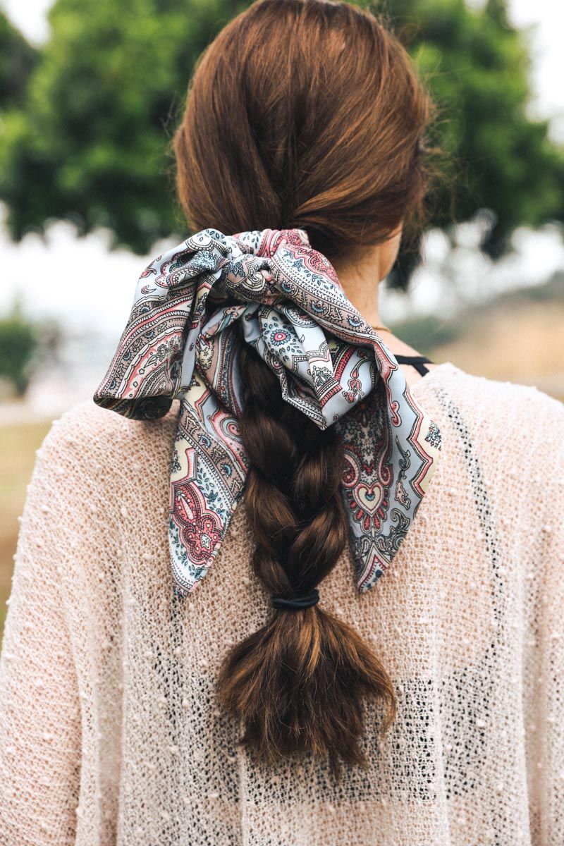 Pink Versatile Paisley Neckerchief Scarf - Wild Luxe Boutique