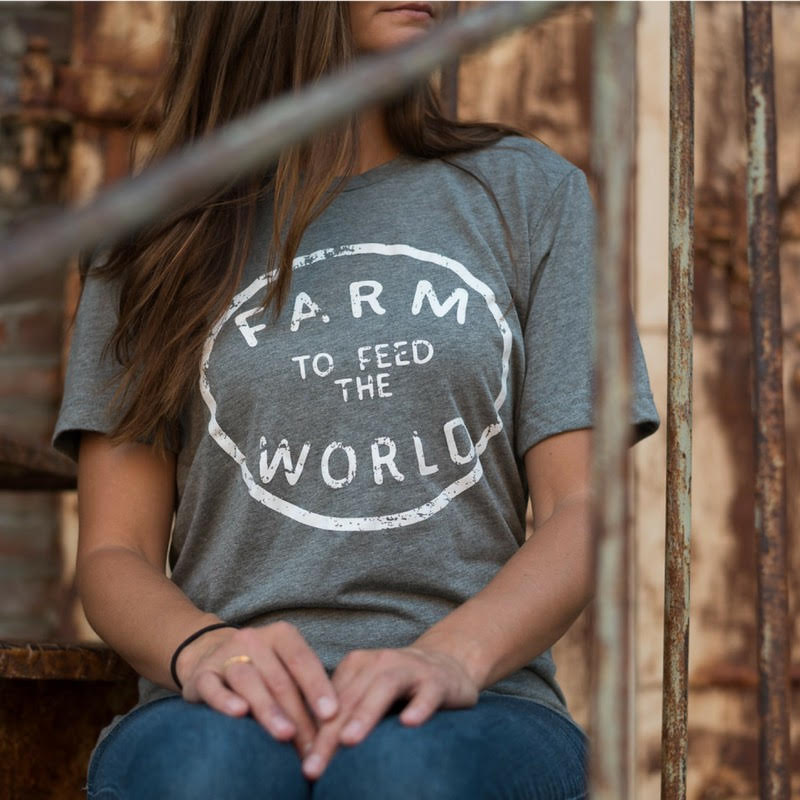 Farm To Feed The World Graphic Tee - Wild Luxe Boutique