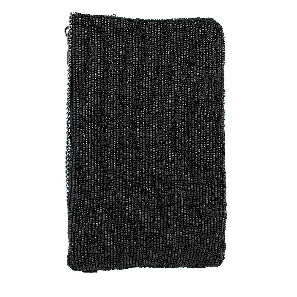 Mary Frances Make It Dirty Beaded Martini Glass Crossbody Phone Bag