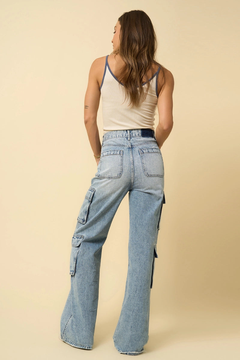 Insane Gene Crossover Relaxed Cargo Jeans