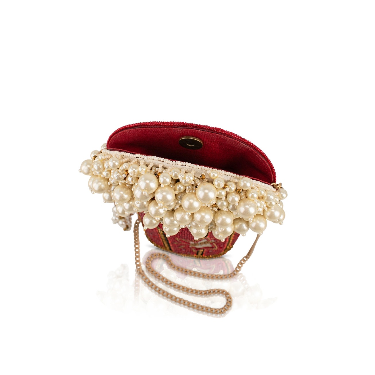 Mary Frances Movie Night Popcorn Bucket Handbag