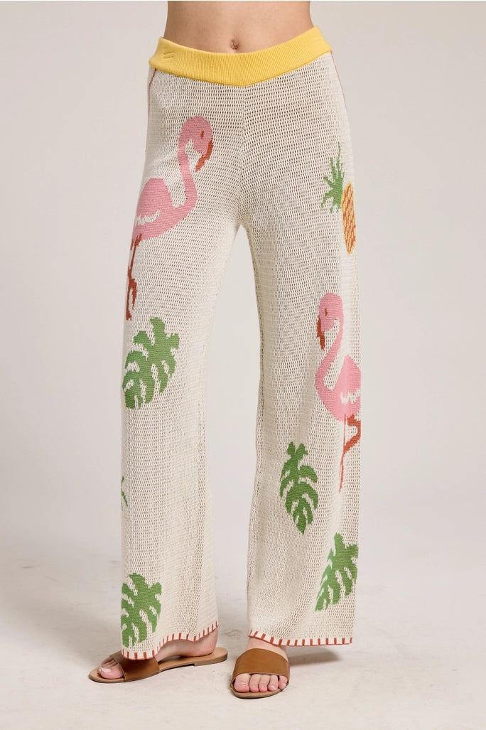 Flamingo Knit Pants