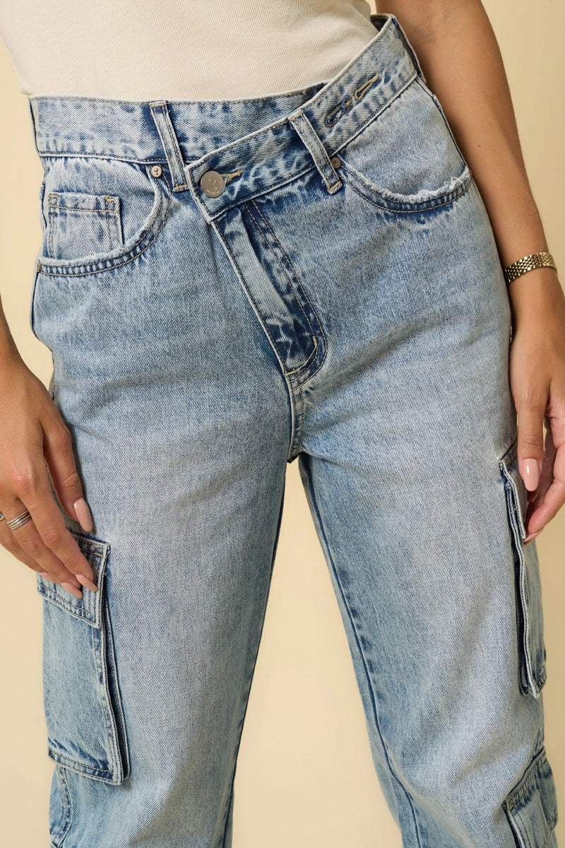 Insane Gene Crossover Relaxed Cargo Jeans