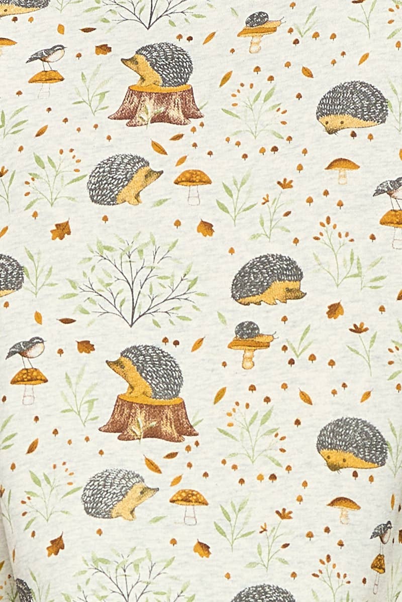 Hedgehog Mushroom Crew Sweatshirt