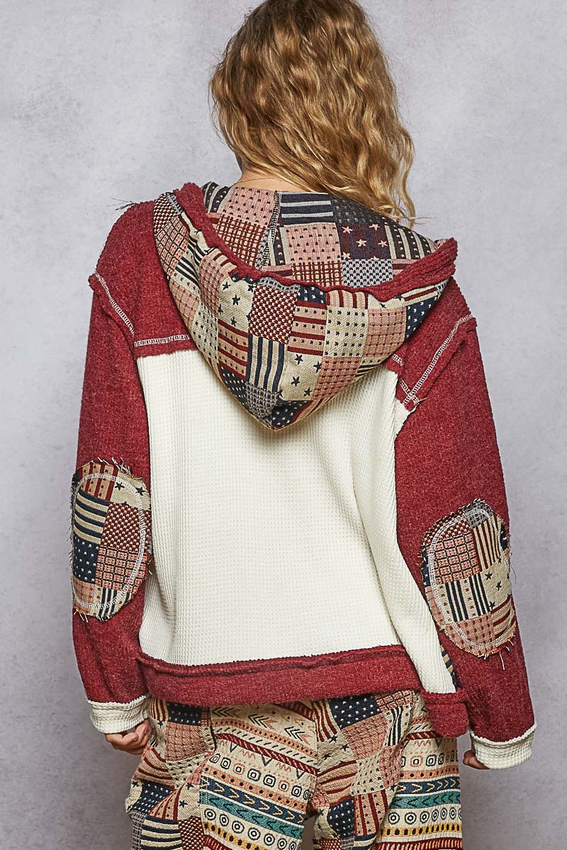 Vintage American Flag Hoodie