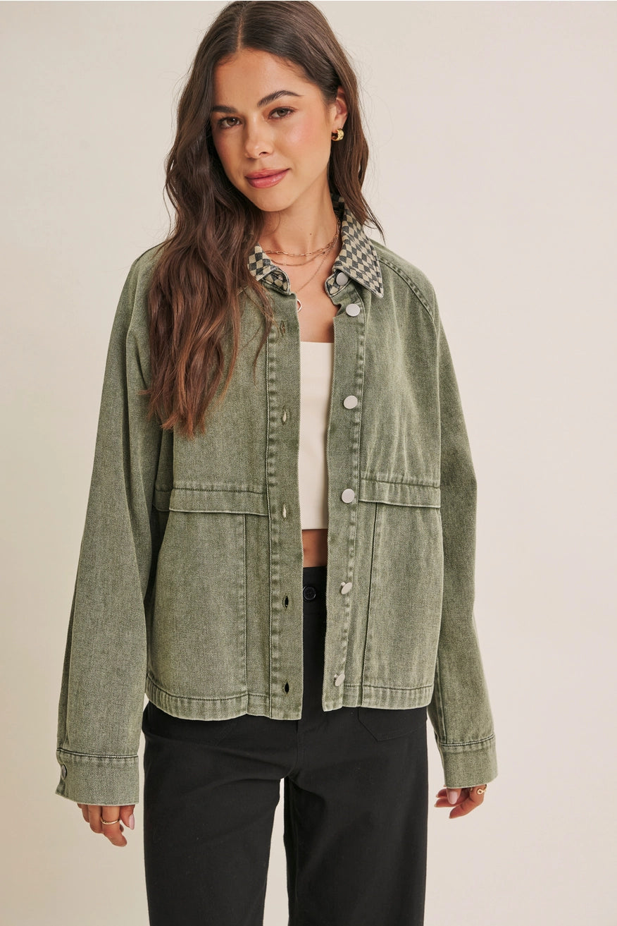 Heritage Field Mineral-Washed Cotton Twill Jacket