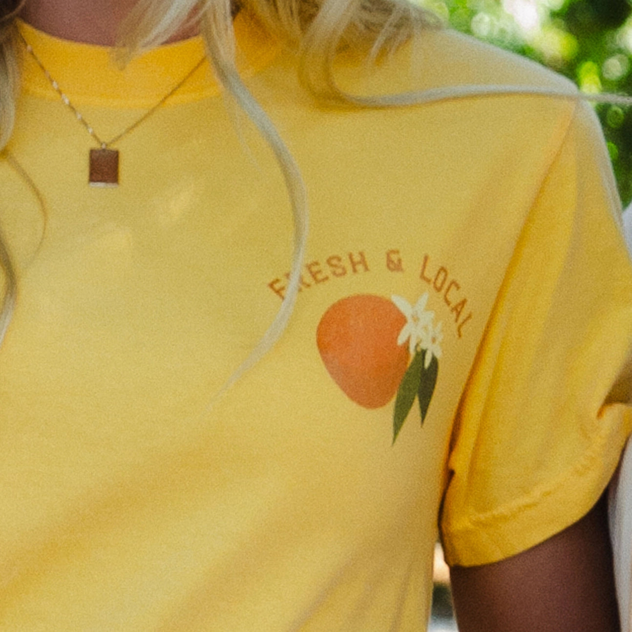 Orange Farmers Market Tee - Citrus