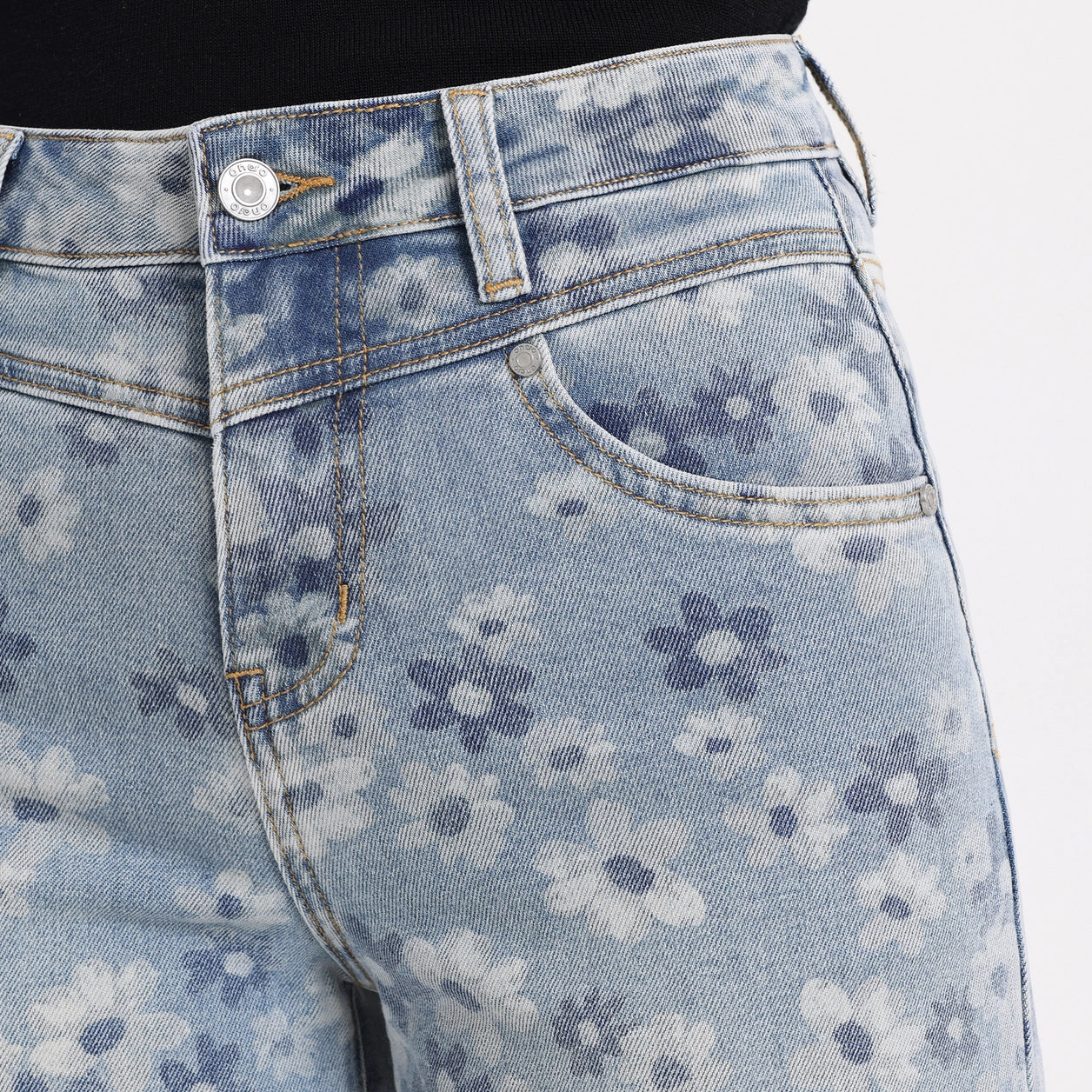 Daisy High-Rise Wide Leg Denim Jeans