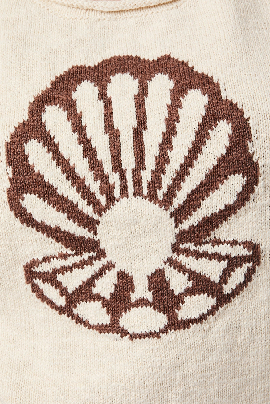 Sleeveless Shell Printed Sweater