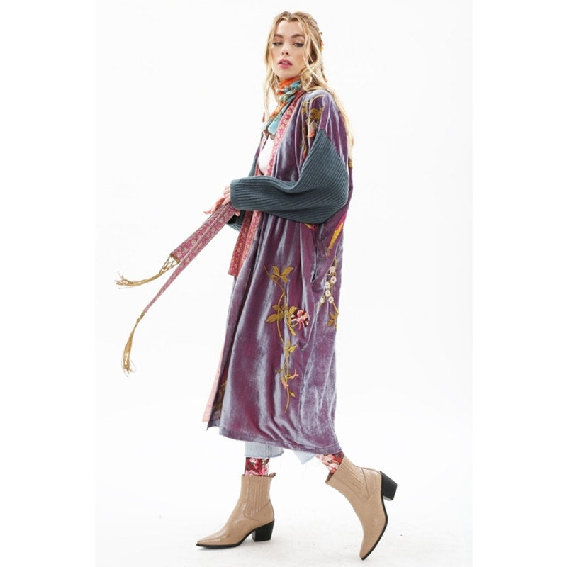 Aratta Grape Jam Something Magical Velvet Coat