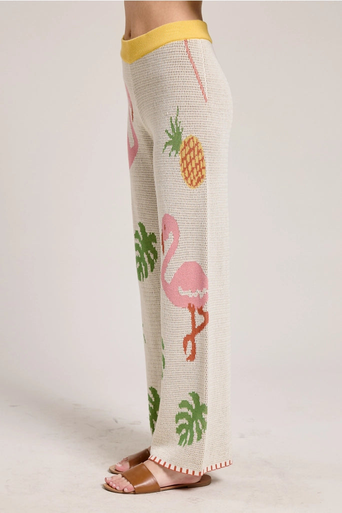 Flamingo Knit Pants