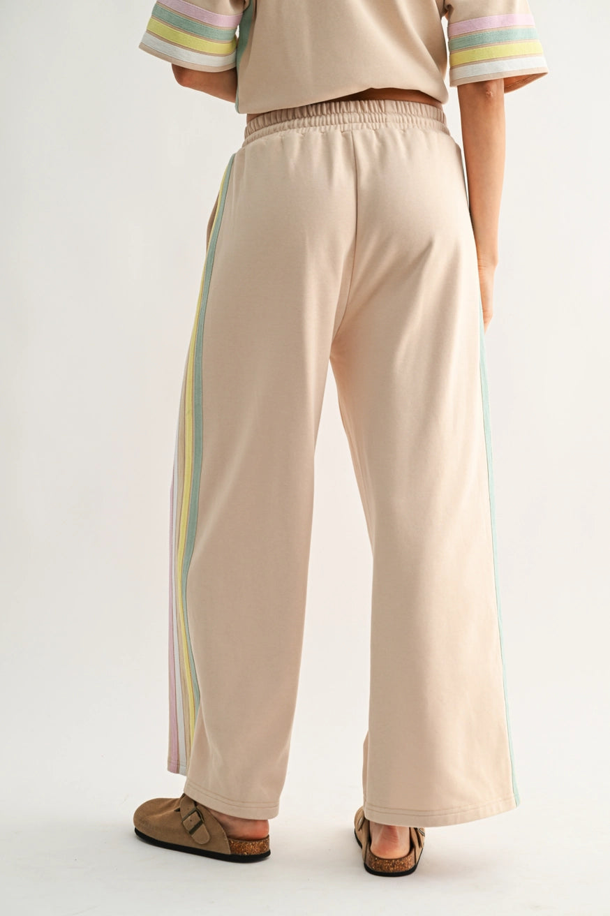Game Day Pastel Stripe Lounge Pants