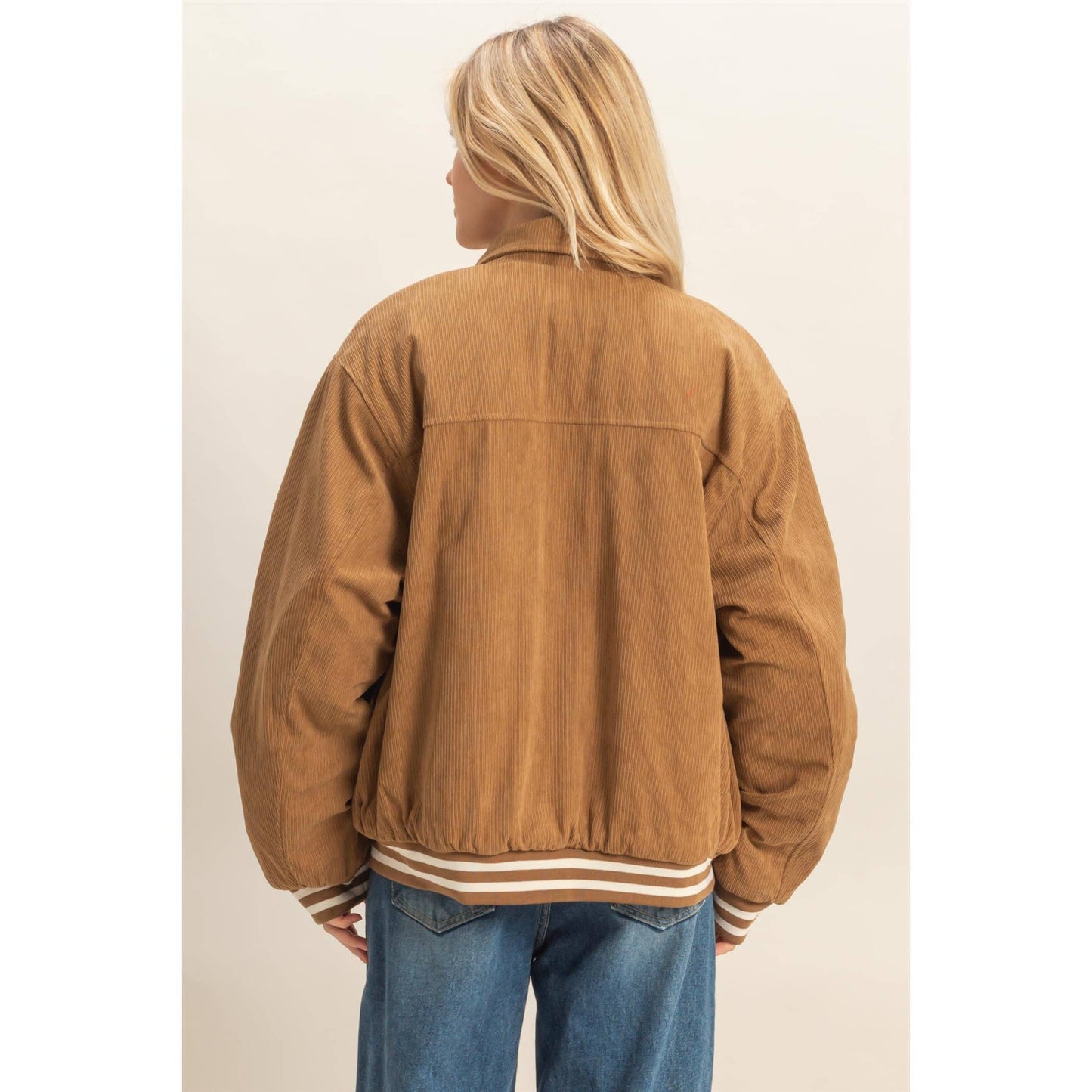 Corduroy Varsity Jacket