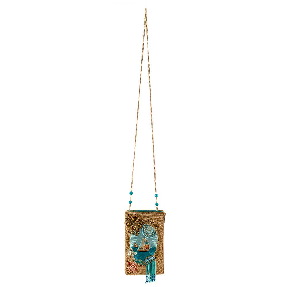 Bolso bandolera para teléfono con cuentas Sail Away