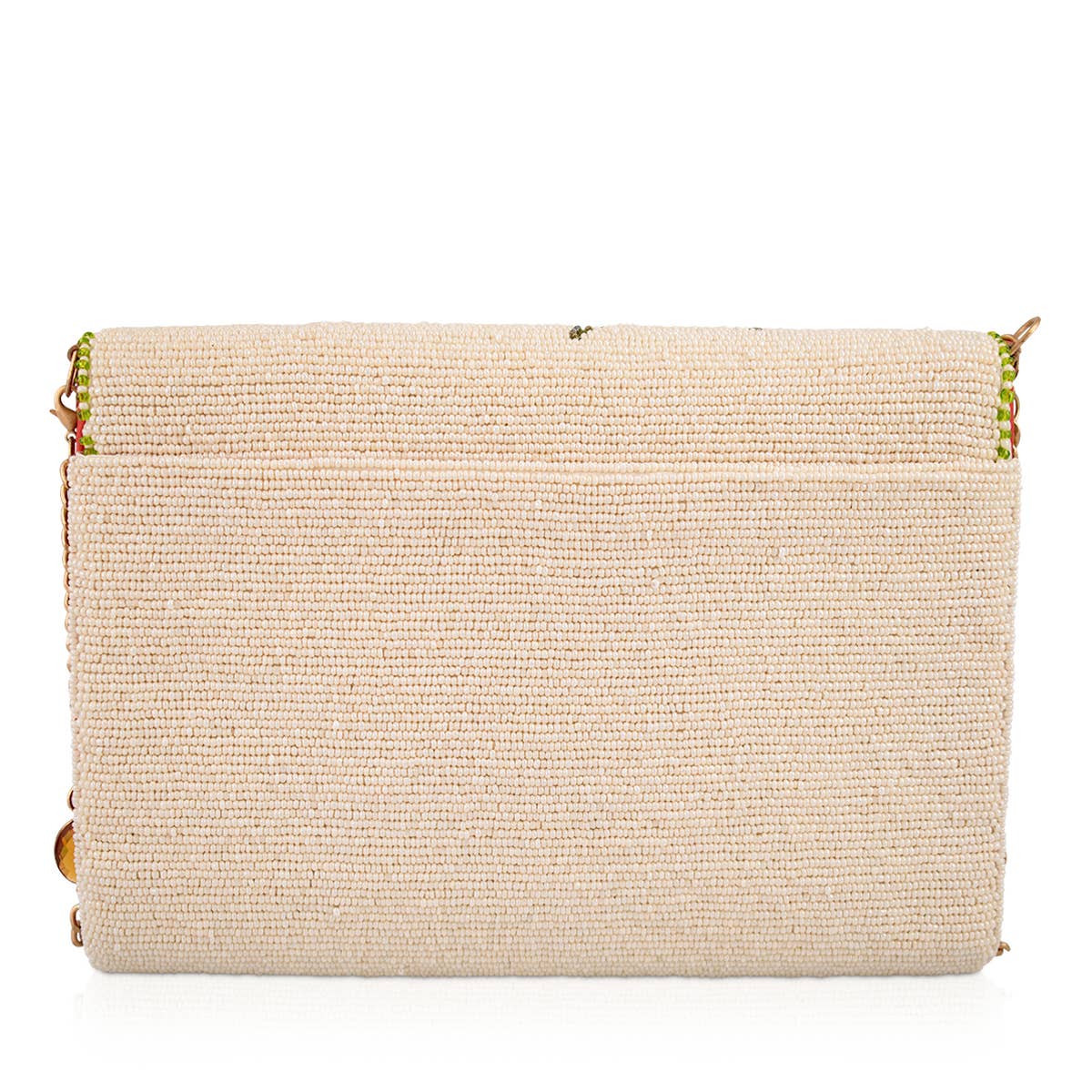 Mary Frances Sun Kissed Orange Fruit Beaded Crossbody Handbag