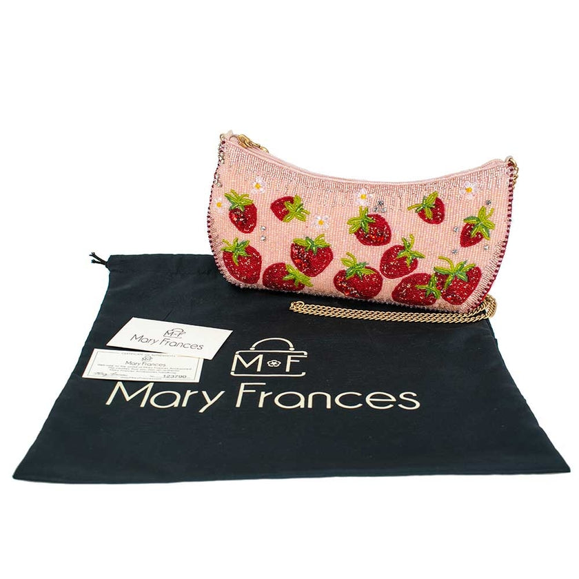 Mary Frances Strawberry Fields Crossbody