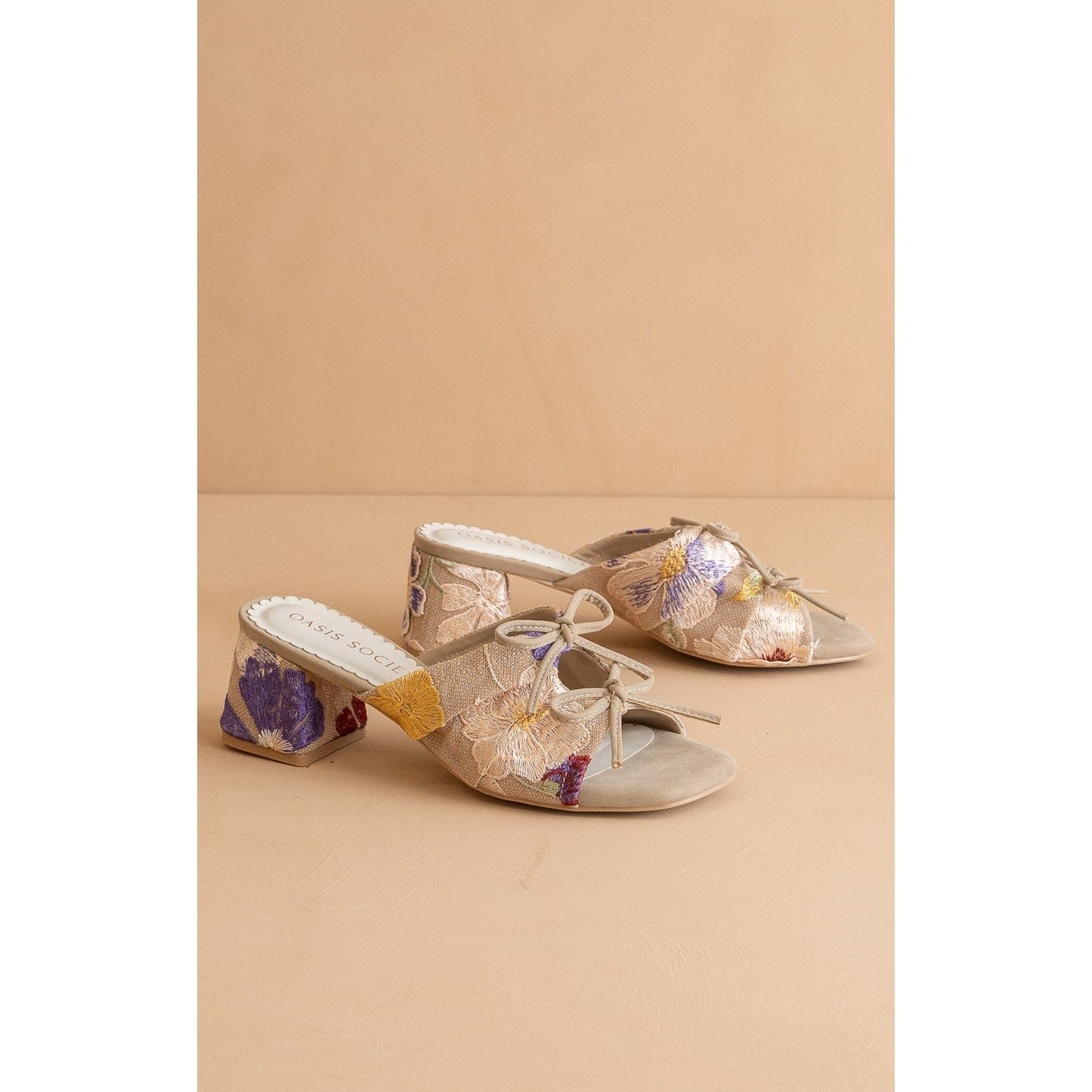 The Emerald Double Bow Sandals