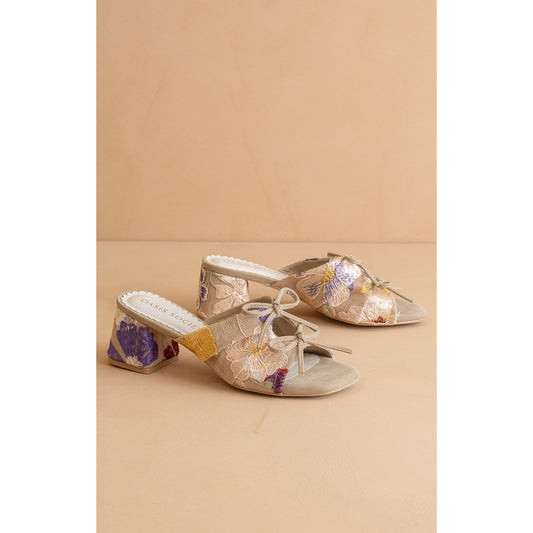 The Emerald Double Bow Sandals
