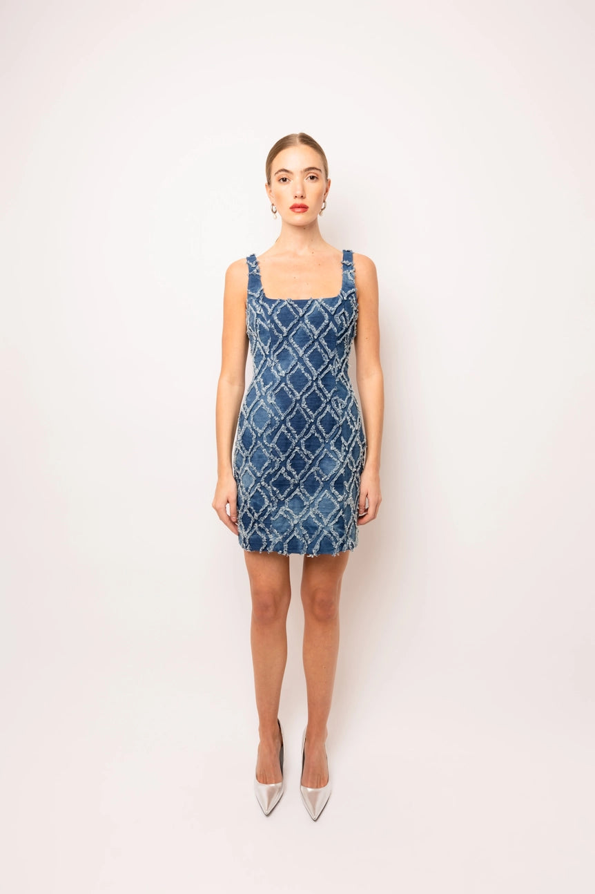 Angelica Denim Shift Dress