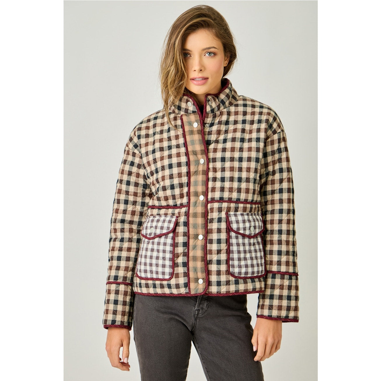 Mixed Media Quilted Jacket