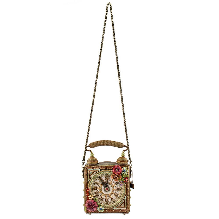 Mary Frances Time of Your Life Top Handle Clock Handbag