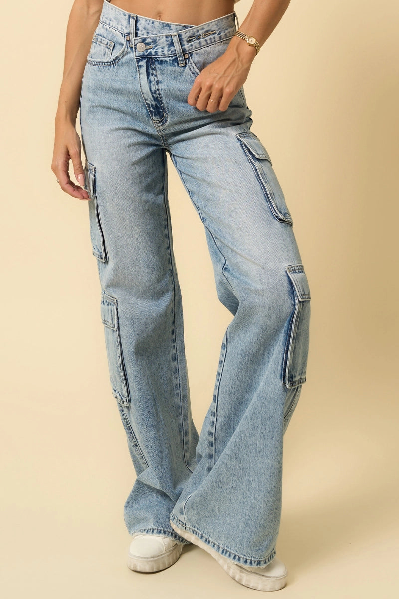 Insane Gene Crossover Relaxed Cargo Jeans
