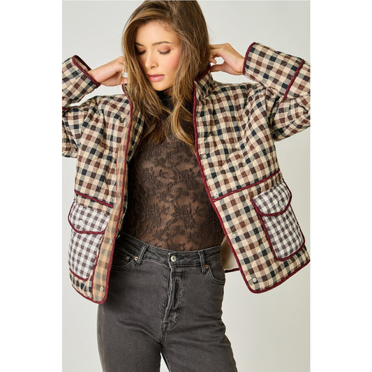 Mixed Media Quilted Jacket