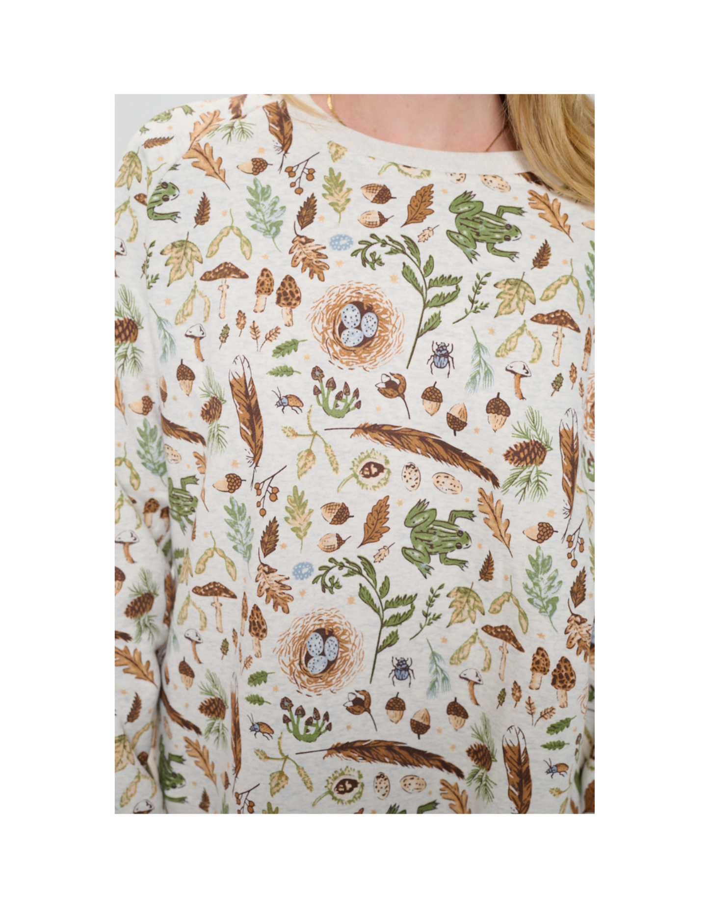 Forest Foliage Crew Sweatshirt