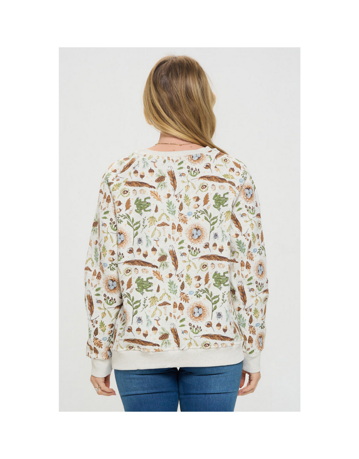 Forest Foliage Crew Sweatshirt