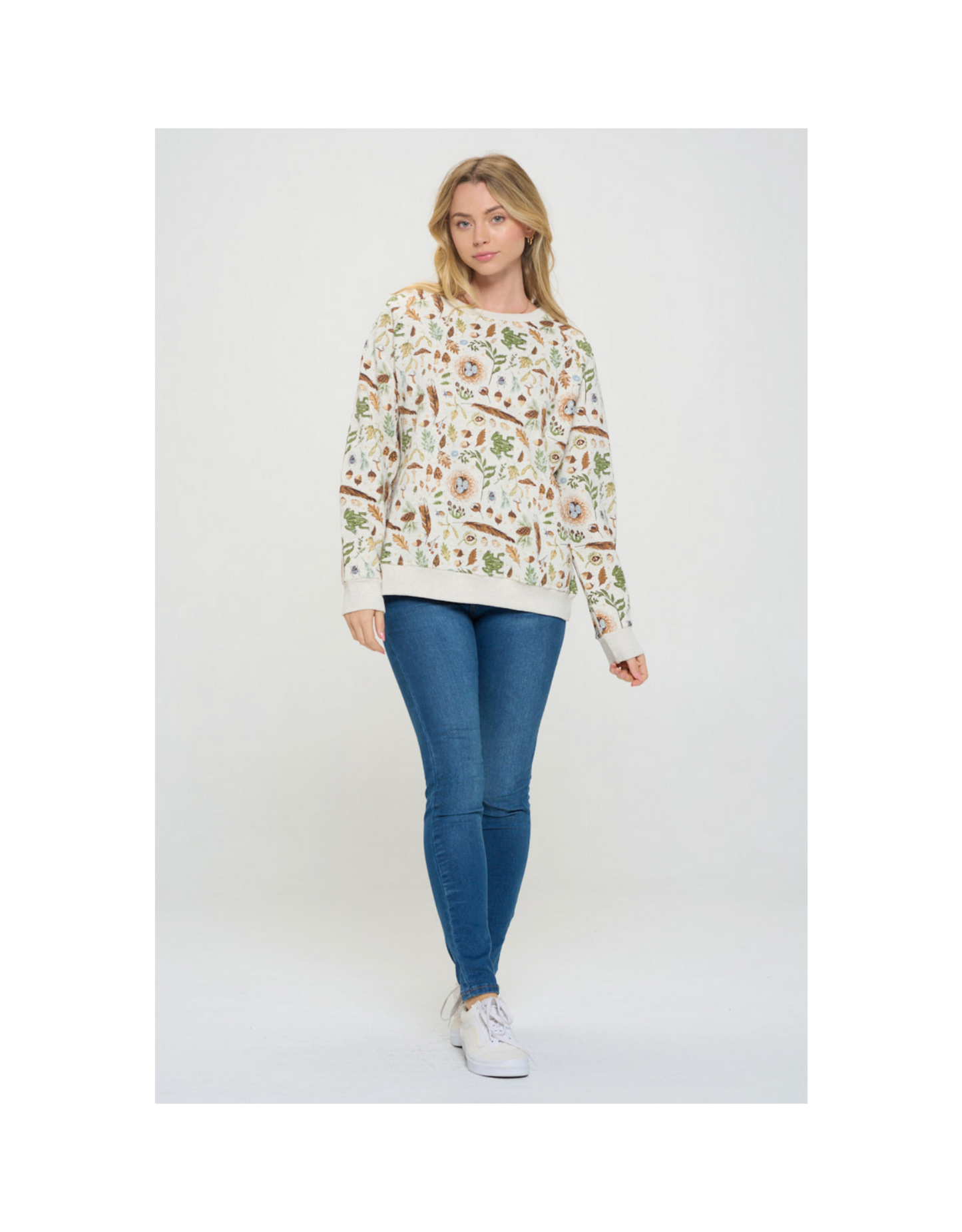 Forest Foliage Crew Sweatshirt