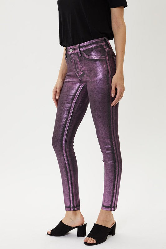 Purple Candy Lace Up Skinny Jeans – Pixies Lounge Online
