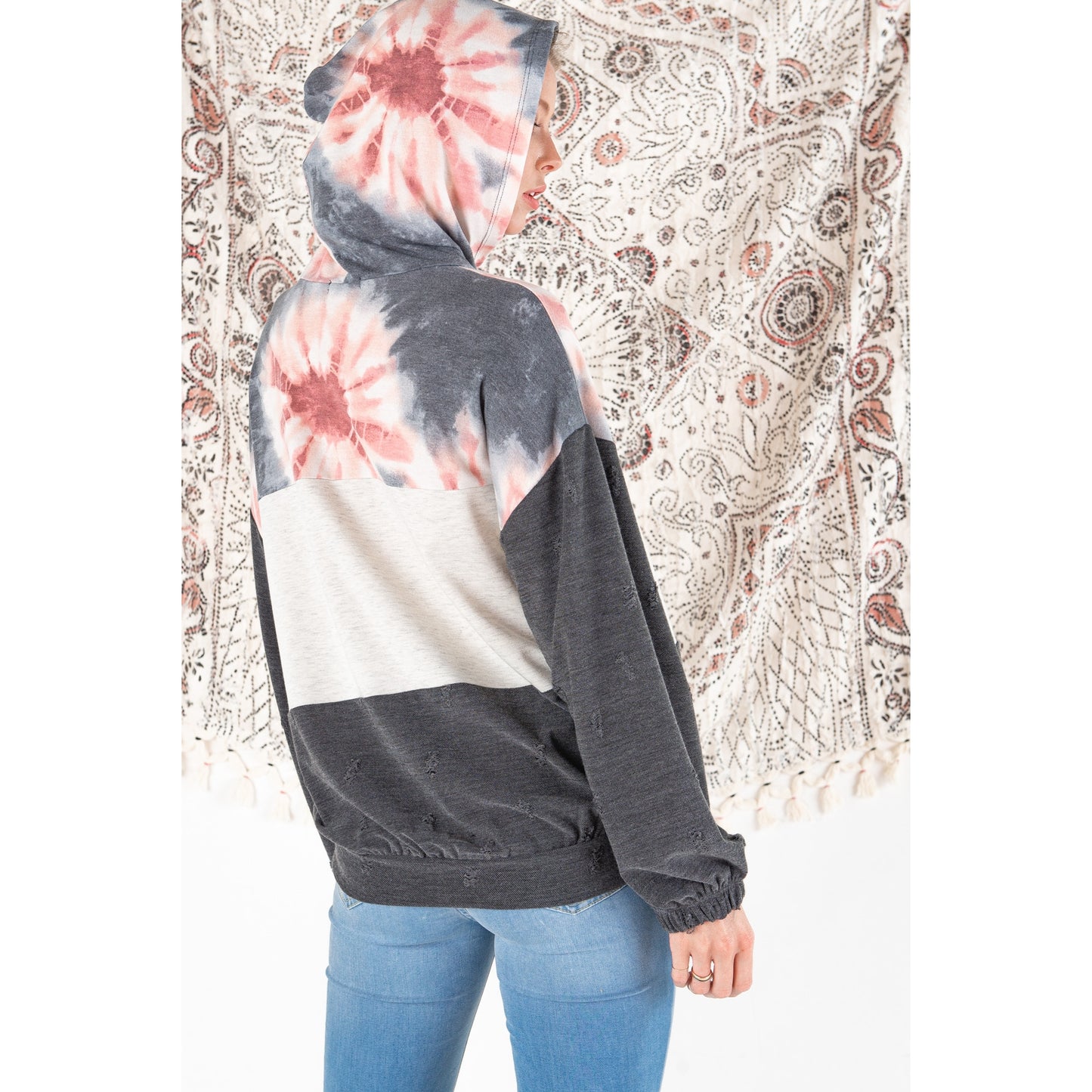 Tie Dye French Terry Hoodie - Wild Luxe Boutique