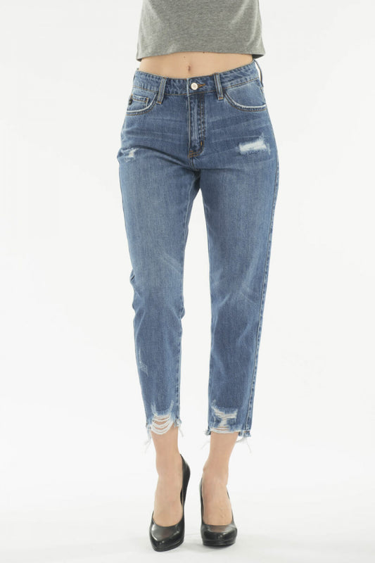 Addison High-Rise Mom Jeans - Wild Luxe Boutique