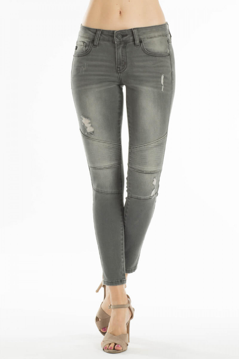 Isabella Piped Skinny Jeans - Wild Luxe Boutique