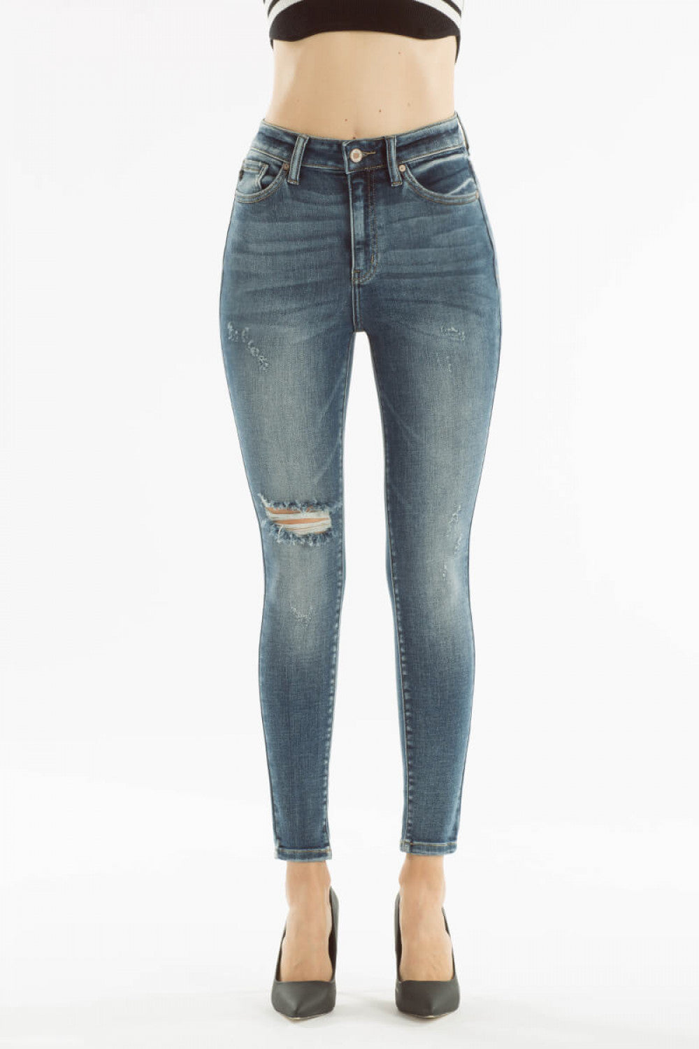 Aubrey High-Rise Ankle Skinny Jeans - Wild Luxe Boutique