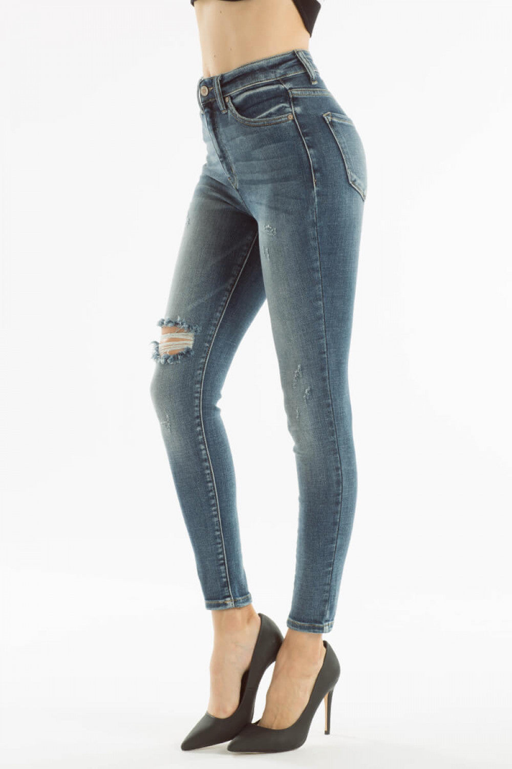 Aubrey High-Rise Ankle Skinny Jeans - Wild Luxe Boutique